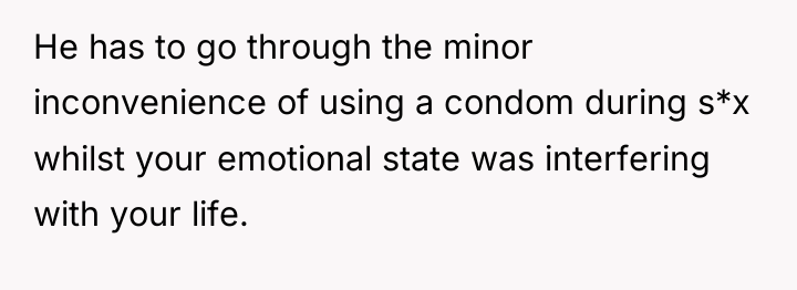 He has to go through the minor inconvenience of using...
