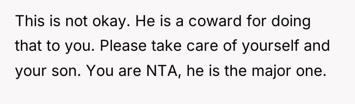 This is not okay. He is a coward for doing...