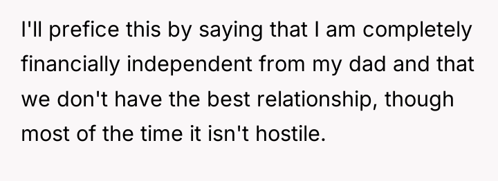 I'll prefice this by saying that I am completely financially...
