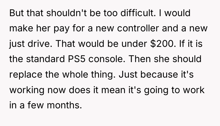 But that shouldn't be too difficult. I would make her...