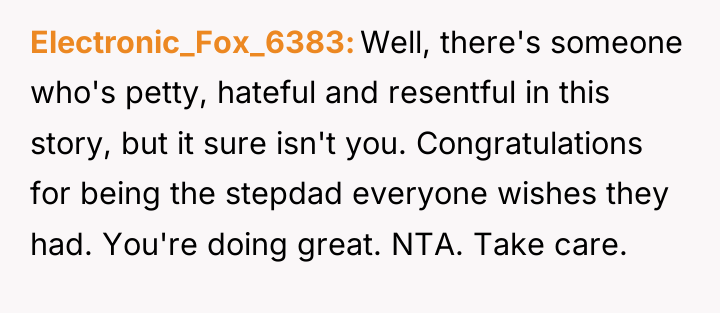 Electronic_Fox_6383 Well, there's someone who's petty, hateful and resentful in...