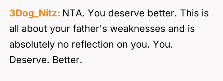 3Dog_Nitz NTA. You deserve better. This is all about your...