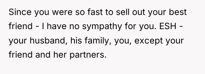 Since you were so fast to sell out your best...