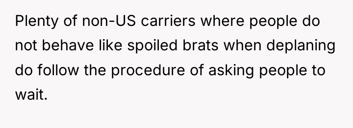 Plenty of non-US carriers where people do not behave like...