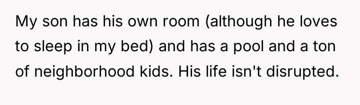 My son has his own room (although he loves to...