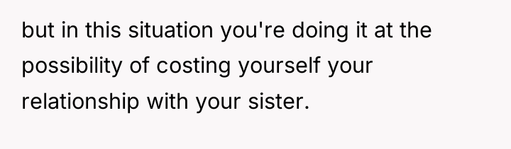 but in this situation you're doing it at the possibility...