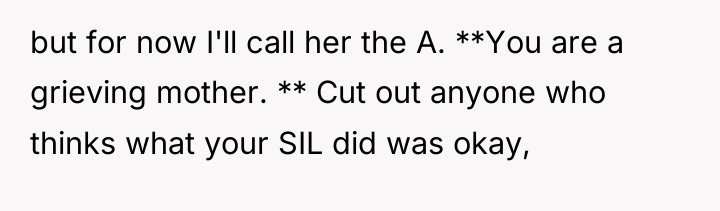 but for now I'll call her the A. **You are...