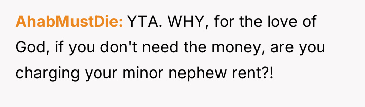 AhabMustDie YTA. WHY, for the love of God, if you...