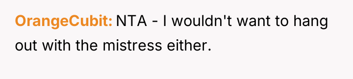 OrangeCubit NTA - I wouldn't want to hang out with...