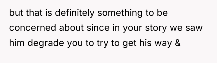 but that is definitely something to be concerned about since...