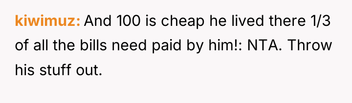 kiwimuz And 100 is cheap he lived there 1/3 of...
