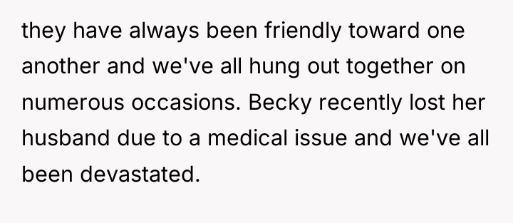 they have always been friendly toward one another and we've...