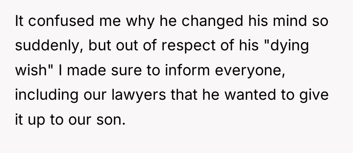 It confused me why he changed his mind so suddenly,...