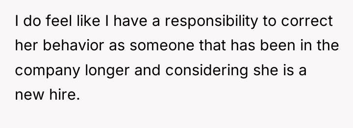 I do feel like I have a responsibility to correct...