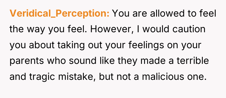 Veridical_Perception You are allowed to feel the way you feel....
