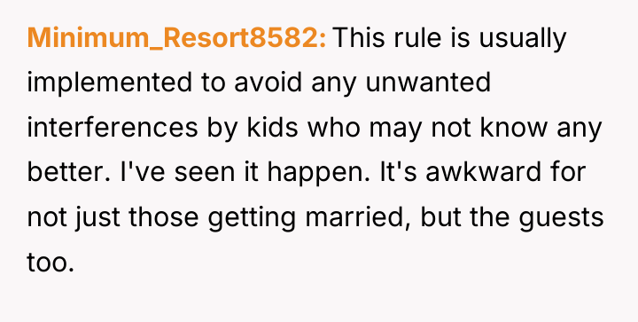 Minimum_Resort8582 This rule is usually implemented to avoid any unwanted...
