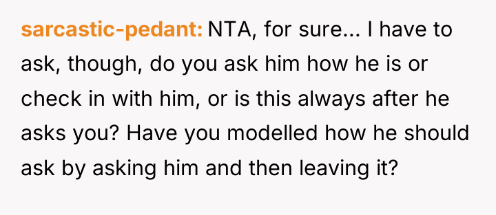 sarcastic-pedant NTA, for sure... I have to ask, though, do...