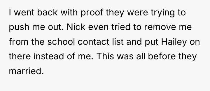 I went back with proof they were trying to push...