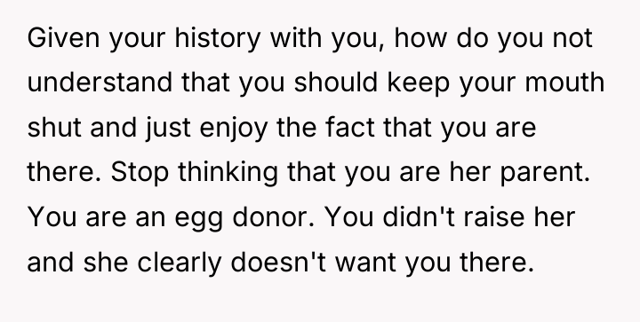 Given your history with you, how do you not understand...