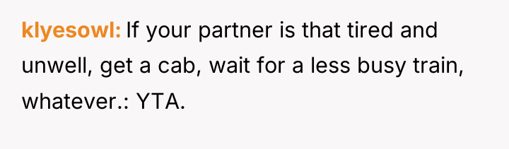 klyesowl If your partner is that tired and unwell, get...