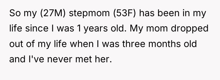 So my (27M) stepmom (53F) has been in my life...