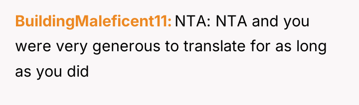 BuildingMaleficent11 NTA: NTA and you were very generous to translate...