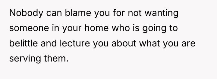 Nobody can blame you for not wanting someone in your...