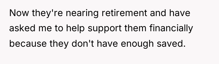 Now they're nearing retirement and have asked me to help...