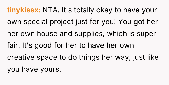 tinykissx NTA. It's totally okay to have your own special...