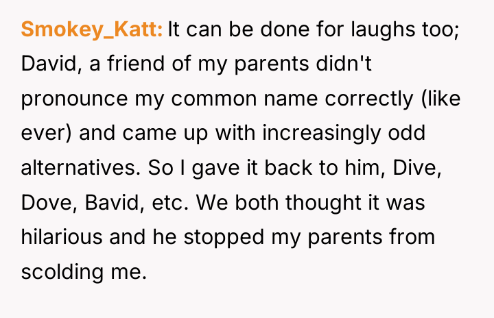 Smokey_Katt It can be done for laughs too; David, a...