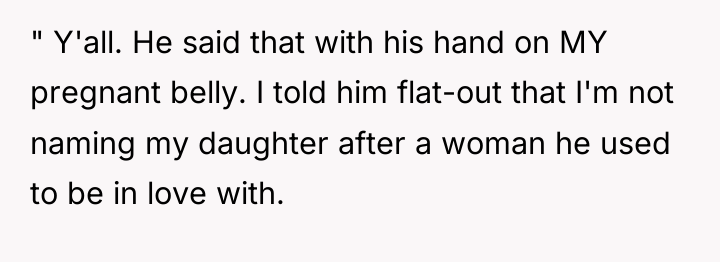 " Y'all. He said that with his hand on MY...