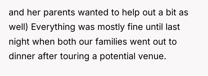 and her parents wanted to help out a bit as...