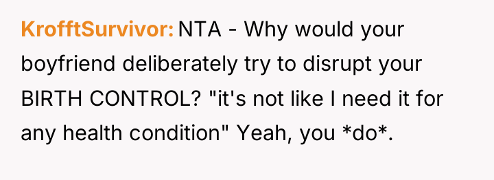 KrofftSurvivor NTA - Why would your boyfriend deliberately try to...