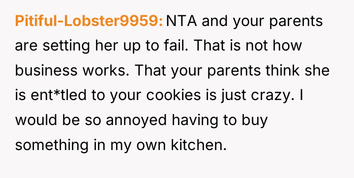 Pitiful-Lobster9959 NTA and your parents are setting her up to...