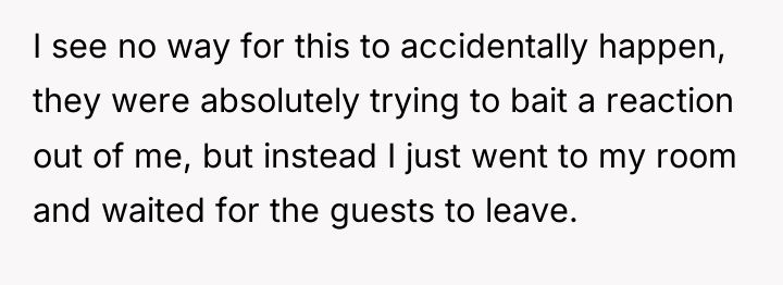 I see no way for this to accidentally happen, they...