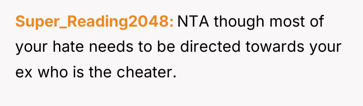Super_Reading2048 NTA though most of your hate needs to be...