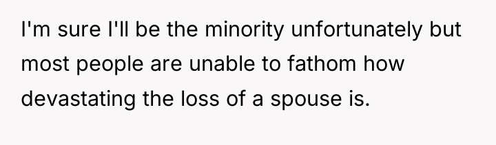 I'm sure I'll be the minority unfortunately but most people...