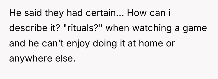 He said they had certain... How can i describe it?...