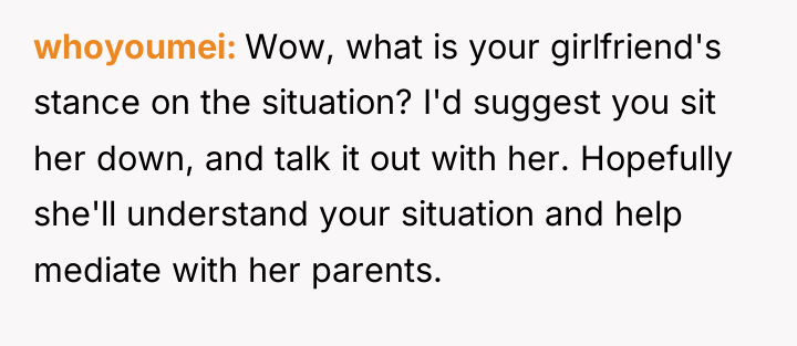whoyoumei Wow, what is your girlfriend's stance on the situation?...