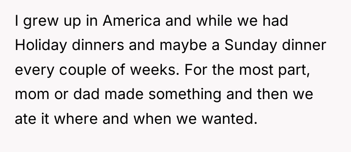 I grew up in America and while we had Holiday...