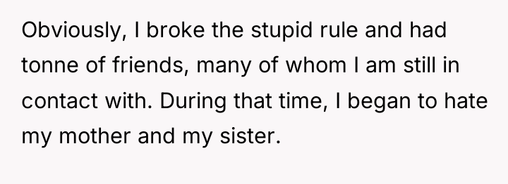 Obviously, I broke the stupid rule and had tonne of...