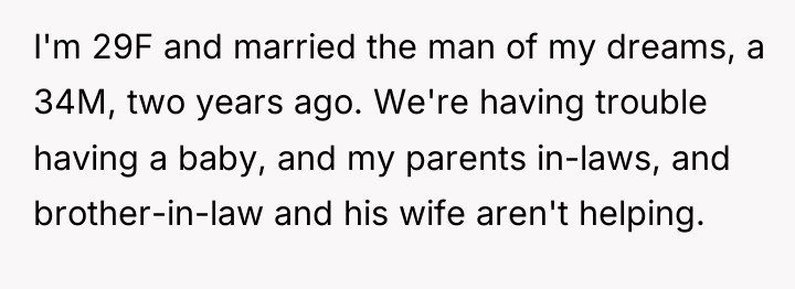 I'm 29F and married the man of my dreams, a...