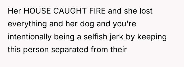 Her HOUSE CAUGHT FIRE and she lost everything and her...