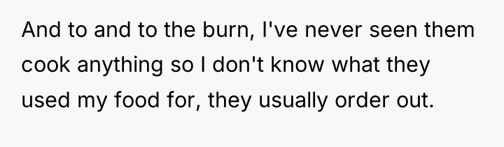 And to and to the burn, I've never seen them...