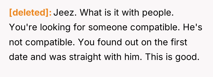 [deleted] Jeez. What is it with people. You're looking for...