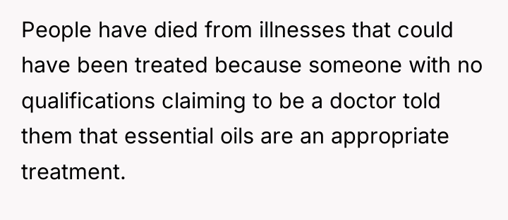People have died from illnesses that could have been treated...