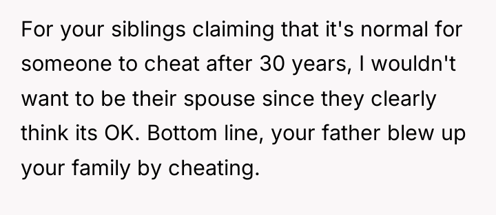 For your siblings claiming that it's normal for someone to...