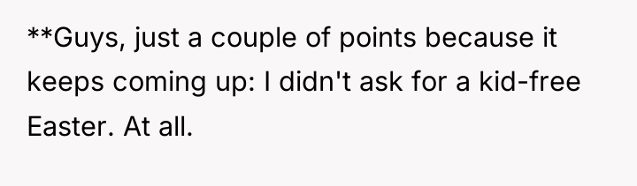 **Guys, just a couple of points because it keeps coming...