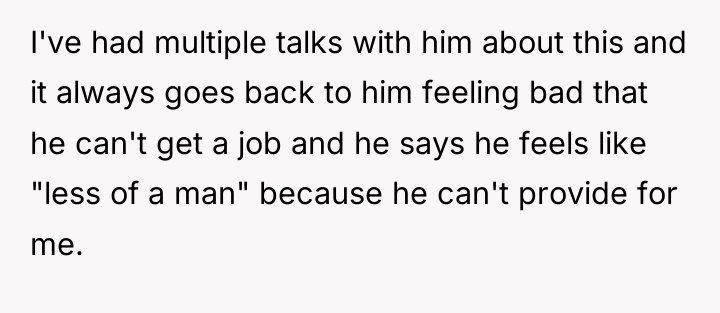 I've had multiple talks with him about this and it...