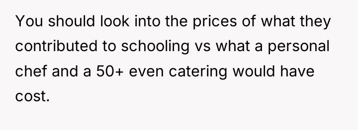 You should look into the prices of what they contributed...